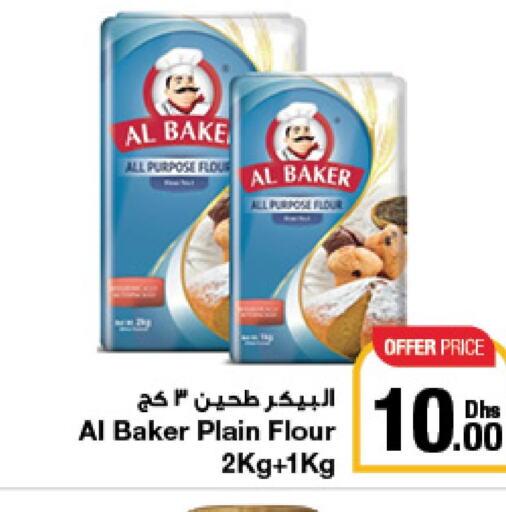 AL BAKER All Purpose Flour  in جمعية الامارات التعاونية in الإمارات العربية المتحدة , الامارات - دبي