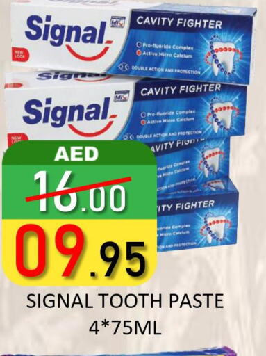 SIGNAL Toothpaste  in رويال جلف هايبرماركت in الإمارات العربية المتحدة , الامارات - أبو ظبي