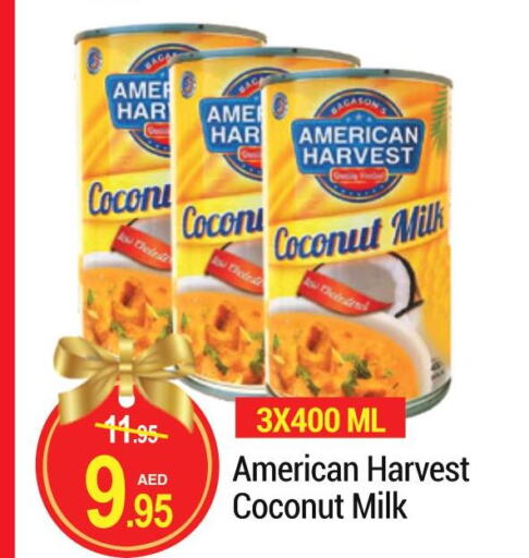 AMERICAN HARVEST Coconut Milk  in NEW W MART SUPERMARKET  in UAE - Dubai