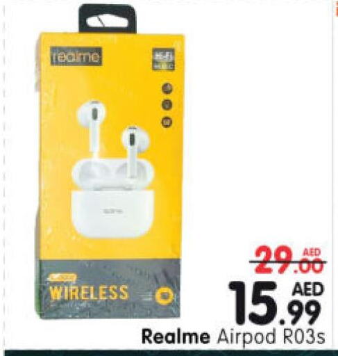 REALME Earphone  in Al Madina Hypermarket in UAE - Abu Dhabi