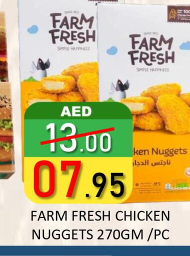 FARM FRESH Chicken Nuggets  in رويال جلف هايبرماركت in الإمارات العربية المتحدة , الامارات - أبو ظبي