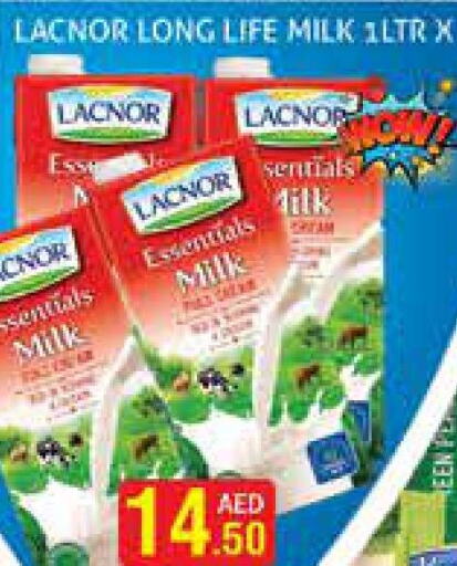LACNOR Long Life / UHT Milk  in هايبرماركت النخيل محيصنة in الإمارات العربية المتحدة , الامارات - دبي