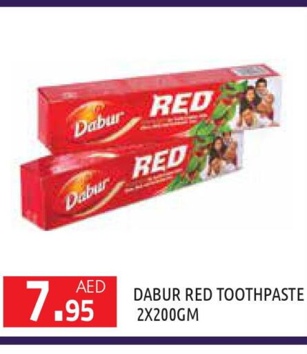 DABUR RED Toothpaste  in سنابل بني ياس in الإمارات العربية المتحدة , الامارات - أبو ظبي