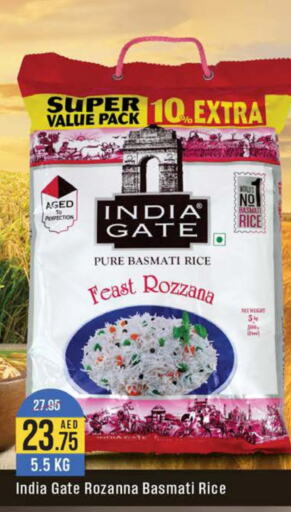 INDIA GATE Basmati Rice  in West Zone Supermarket in UAE - Dubai