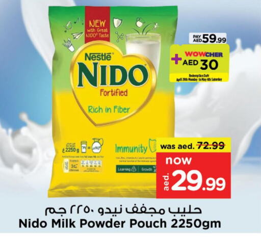NIDO Milk Powder  in Nesto Hypermarket in UAE - Dubai