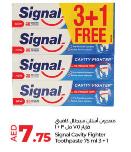 SIGNAL Toothpaste  in Lulu Hypermarket in UAE - Fujairah