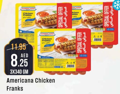AMERICANA Chicken Franks  in West Zone Supermarket in UAE - Dubai