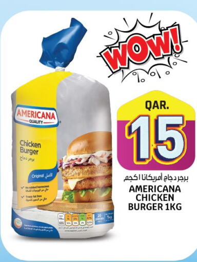 AMERICANA Chicken Burger  in Kenz Mini Mart in Qatar - Al Rayyan