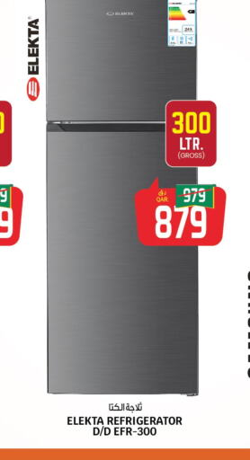 ELEKTA Refrigerator  in Saudia Hypermarket in Qatar - Al Daayen