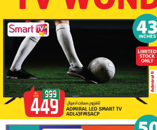 ADMIRAL Smart TV  in Saudia Hypermarket in Qatar - Al Rayyan