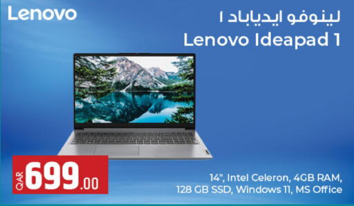 LENOVO Laptop  in Rawabi Hypermarkets in Qatar - Al-Shahaniya