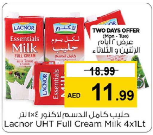 LACNOR Long Life / UHT Milk  in Nesto Hypermarket in UAE - Dubai
