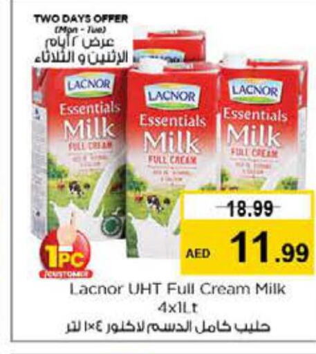 LACNOR Long Life / UHT Milk  in Nesto Hypermarket in UAE - Sharjah / Ajman