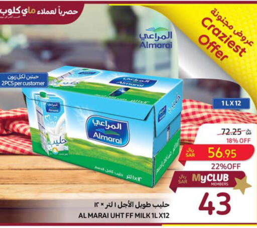 ALMARAI Long Life / UHT Milk  in Carrefour in KSA, Saudi Arabia, Saudi - Riyadh