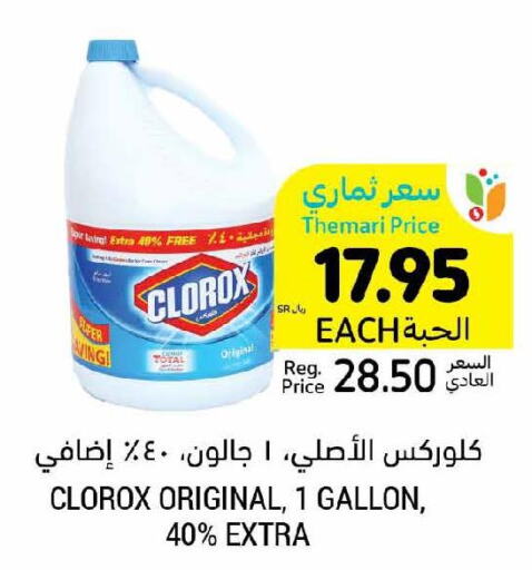 CLOROX Bleach  in Tamimi Market in KSA, Saudi Arabia, Saudi - Ar Rass