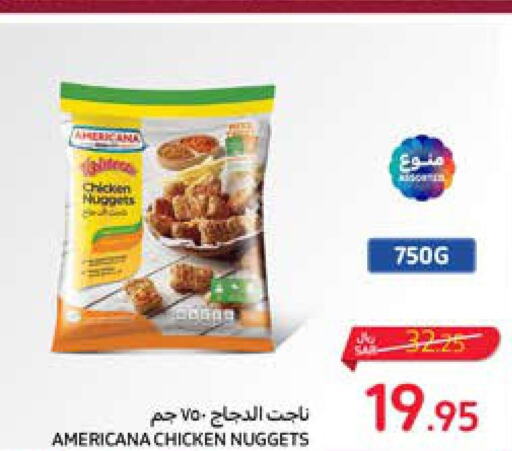 AMERICANA Chicken Nuggets  in Carrefour in KSA, Saudi Arabia, Saudi - Al Khobar