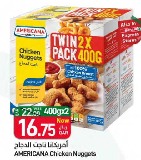 AMERICANA Chicken Nuggets  in SPAR in Qatar - Al Daayen
