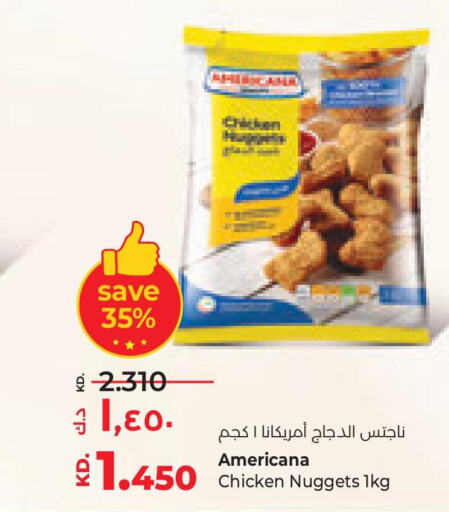 AMERICANA Chicken Nuggets  in Lulu Hypermarket  in Kuwait - Jahra Governorate