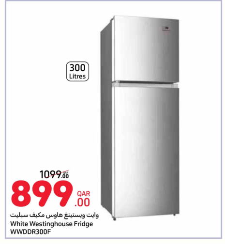 WHITE WESTINGHOUSE Refrigerator  in Carrefour in Qatar - Al-Shahaniya