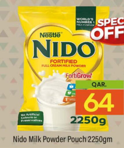 NIDO Milk Powder  in باريس هايبرماركت in قطر - الشحانية