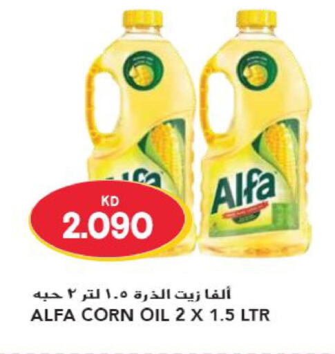 ALFA Corn Oil  in Grand Hyper in Kuwait - Ahmadi Governorate