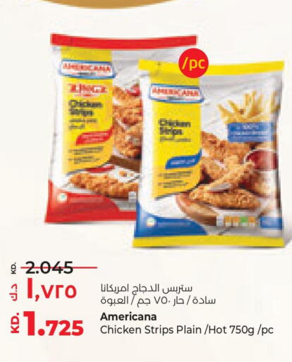 AMERICANA Chicken Strips  in Lulu Hypermarket  in Kuwait - Jahra Governorate