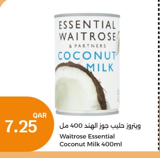 WAITROSE Coconut Milk  in City Hypermarket in Qatar - Al Wakra