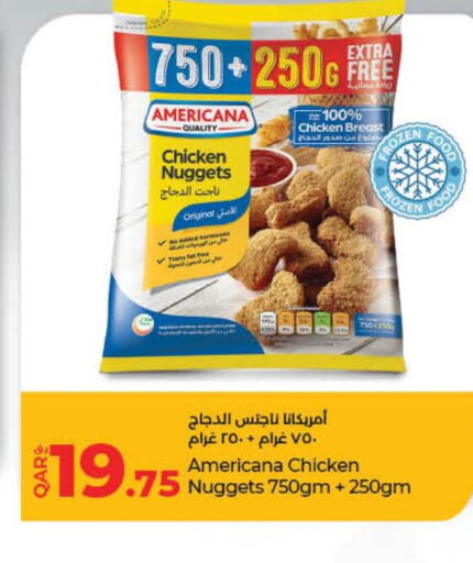 AMERICANA Chicken Nuggets  in LuLu Hypermarket in Qatar - Al Wakra