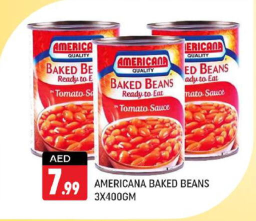 AMERICANA Baked Beans  in شكلان ماركت in الإمارات العربية المتحدة , الامارات - دبي