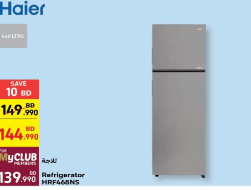 HAIER Refrigerator  in Carrefour in Bahrain