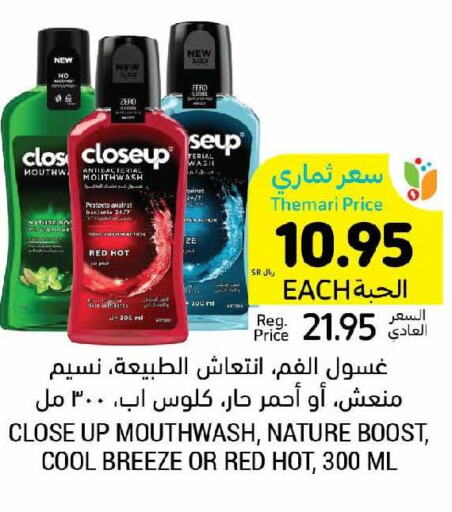 CLOSE UP Mouthwash  in أسواق التميمي in مملكة العربية السعودية, السعودية, سعودية - جدة