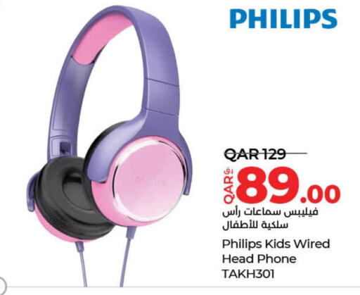 PHILIPS Earphone  in LuLu Hypermarket in Qatar - Al Wakra