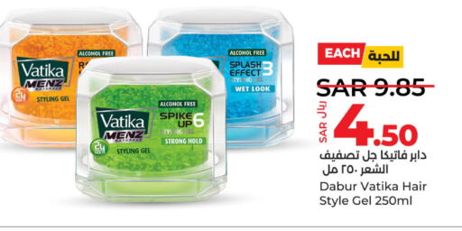 VATIKA Hair Gel & Spray  in LULU Hypermarket in KSA, Saudi Arabia, Saudi - Dammam