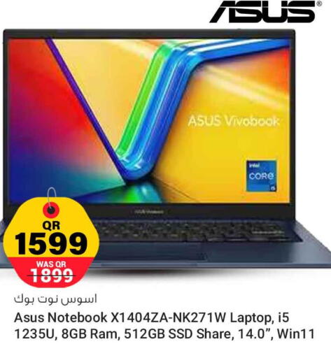 ASUS Laptop  in Safari Hypermarket in Qatar - Al-Shahaniya