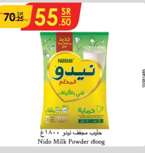 NIDO Milk Powder  in Danube in KSA, Saudi Arabia, Saudi - Jubail