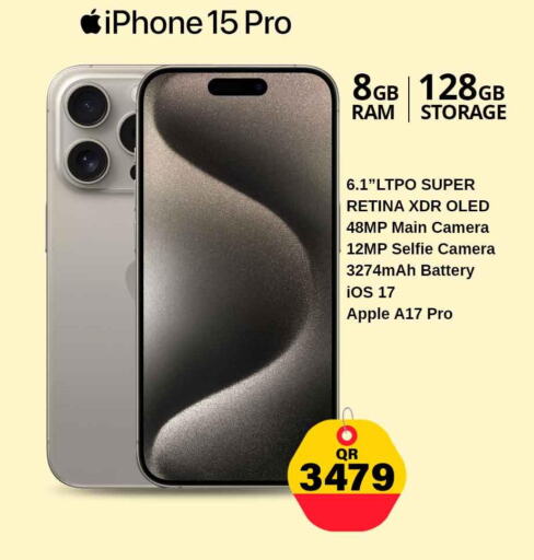 APPLE iPhone 15  in Safari Hypermarket in Qatar - Umm Salal