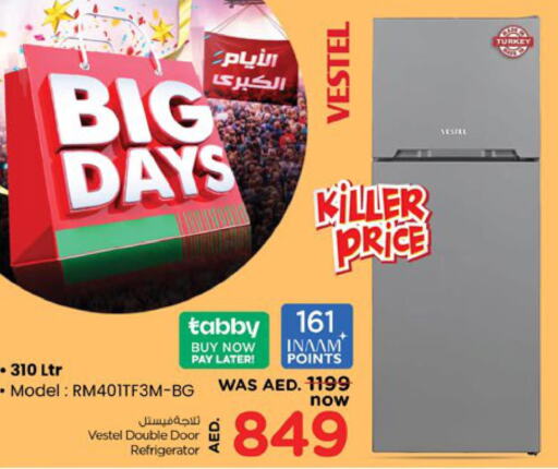 VESTEL Refrigerator  in Nesto Hypermarket in UAE - Ras al Khaimah