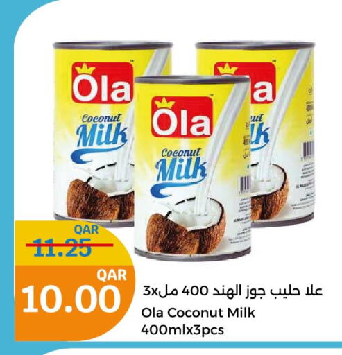 OLA Coconut Milk  in City Hypermarket in Qatar - Al Wakra