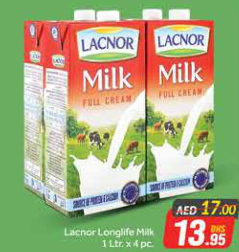 LACNOR Full Cream Milk  in أزهر المدينة هايبرماركت in الإمارات العربية المتحدة , الامارات - دبي