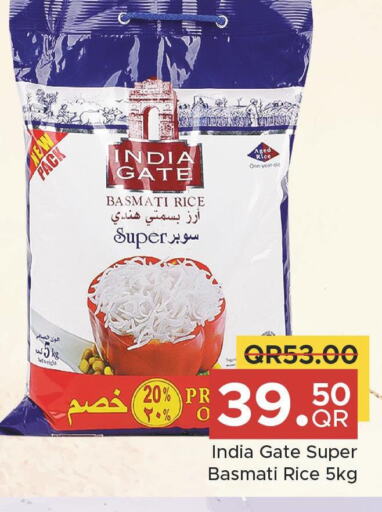 INDIA GATE Basmati / Biryani Rice  in Family Food Centre in Qatar - Al-Shahaniya