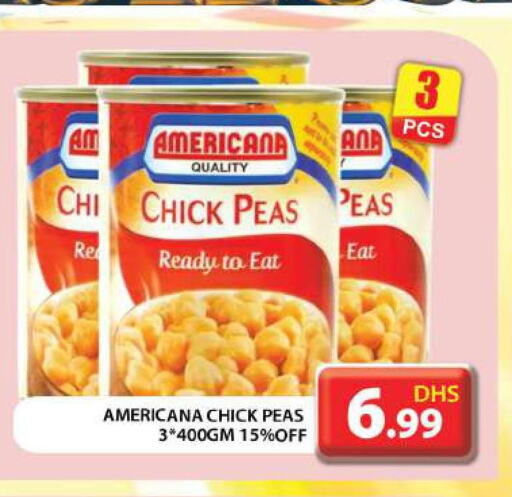AMERICANA Chick Peas  in جراند هايبر ماركت in الإمارات العربية المتحدة , الامارات - أبو ظبي