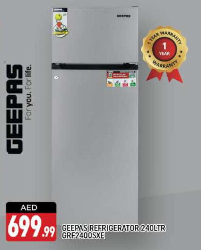 GEEPAS Refrigerator  in شكلان ماركت in الإمارات العربية المتحدة , الامارات - دبي