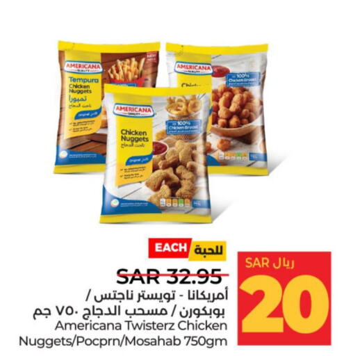 AMERICANA Chicken Mosahab  in LULU Hypermarket in KSA, Saudi Arabia, Saudi - Unayzah