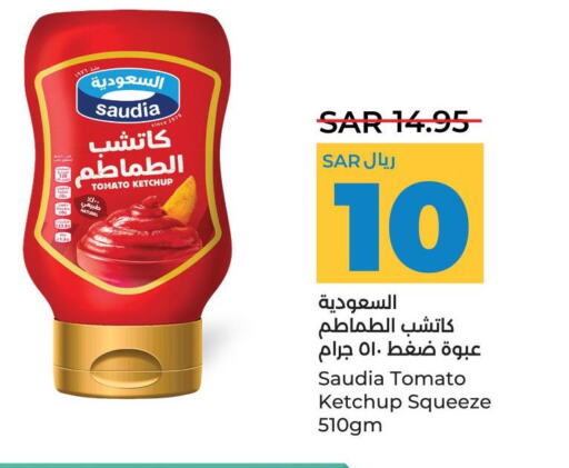 SAUDIA Tomato Ketchup  in LULU Hypermarket in KSA, Saudi Arabia, Saudi - Saihat