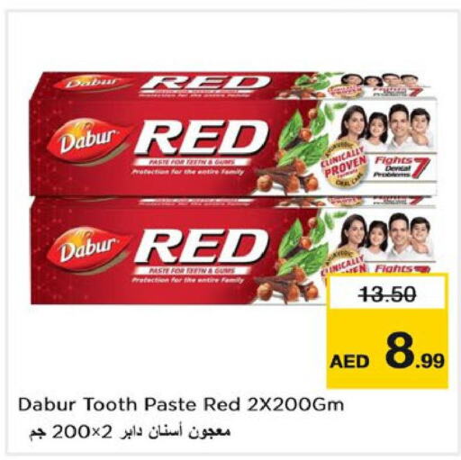 DABUR RED Toothpaste  in Nesto Hypermarket in UAE - Ras al Khaimah