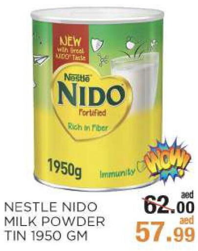 NIDO Milk Powder  in Rishees Hypermarket in UAE - Abu Dhabi