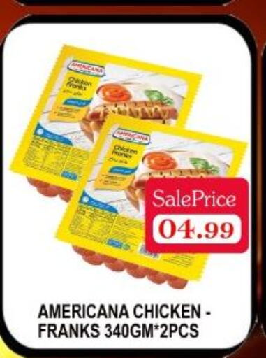 AMERICANA Chicken Franks  in Carryone Hypermarket in UAE - Abu Dhabi