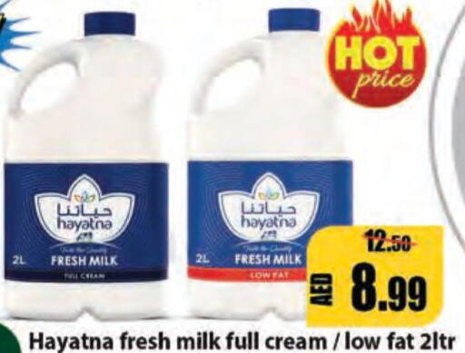 HAYATNA Fresh Milk  in Leptis Hypermarket  in UAE - Ras al Khaimah