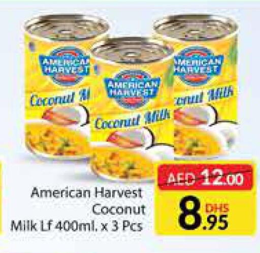 AMERICAN HARVEST Coconut Milk  in أزهر المدينة هايبرماركت in الإمارات العربية المتحدة , الامارات - دبي