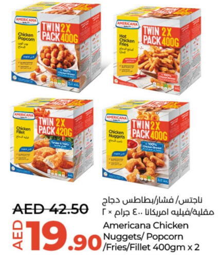 AMERICANA Chicken Nuggets  in Lulu Hypermarket in UAE - Al Ain